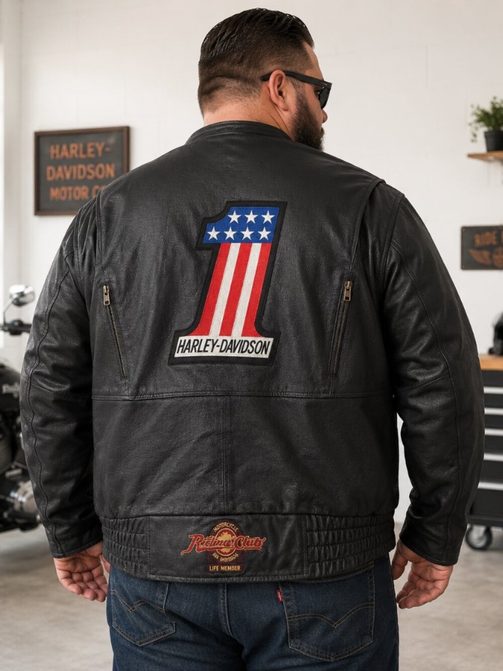 Harley-Davidson Riders Club Leather Jacket | Men’s XL